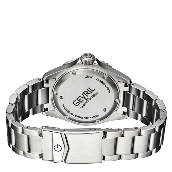 Gevril 4952A Men's Wall Street Swiss Automatic 3 Hands, SW200 Movement Swiss Automatic Watch