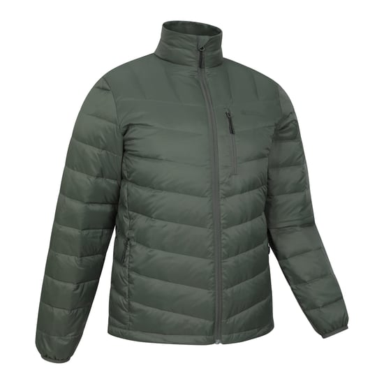 Mountain Warehouse Herren Trail Extreme Daunenjacke (Dunkelkhaki) - Image 3