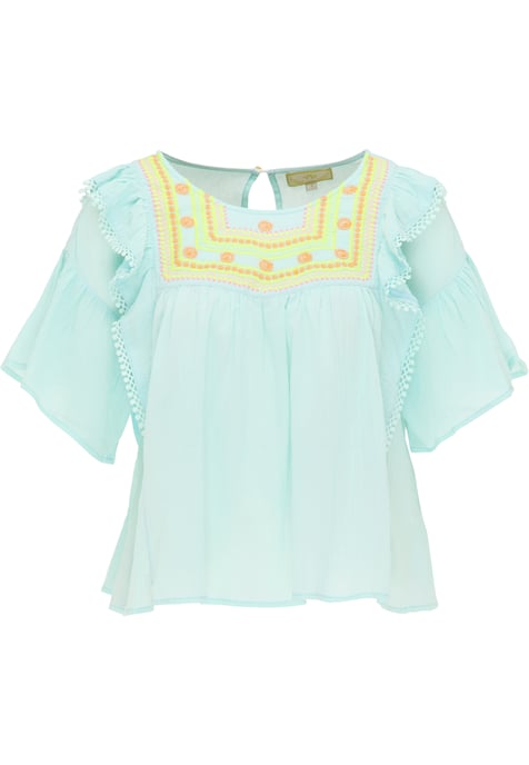Mymo Bluse Damen Minze - Image 1