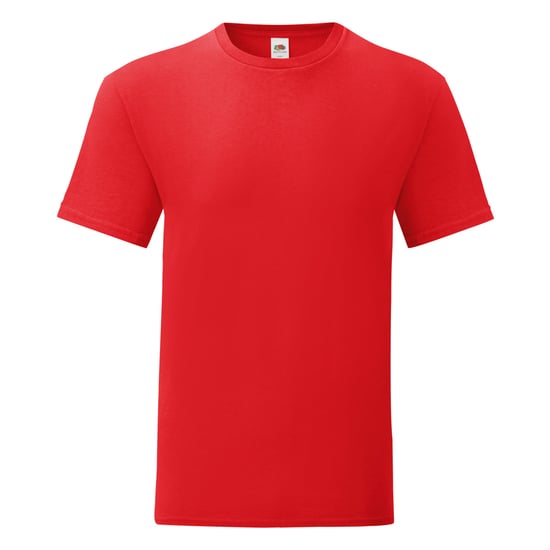 Fruit Of The Loom Herren Iconic T-Shirt (5er Pack) (Rot) - Image 1