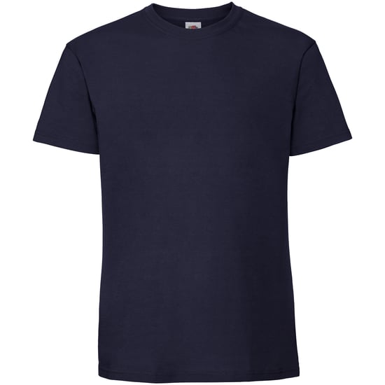 Fruit Of The Loom Herren Iconic 195 Ringspun Premium Tshirt (Marine) - Image 1