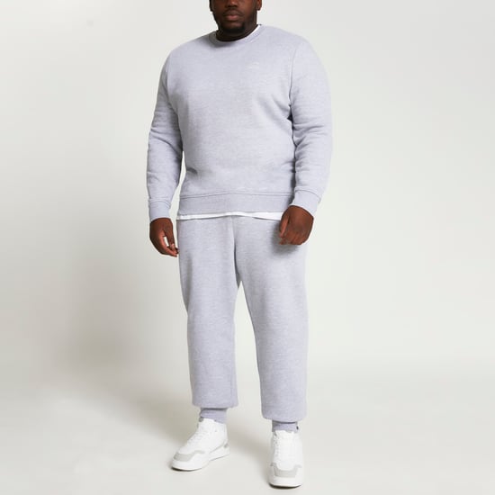 River Island Mens Sweatshirt Top Big & Tall - Grey