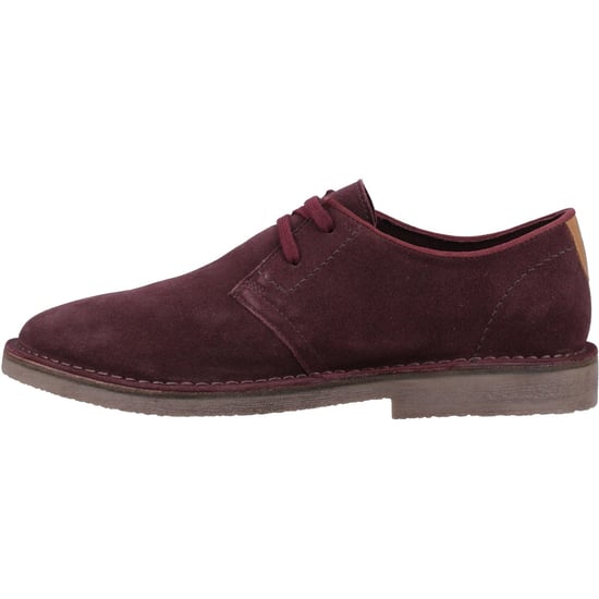 Hush Puppies Scout Wildleder Herren Schnürschuhe Bordeaux - Image 4