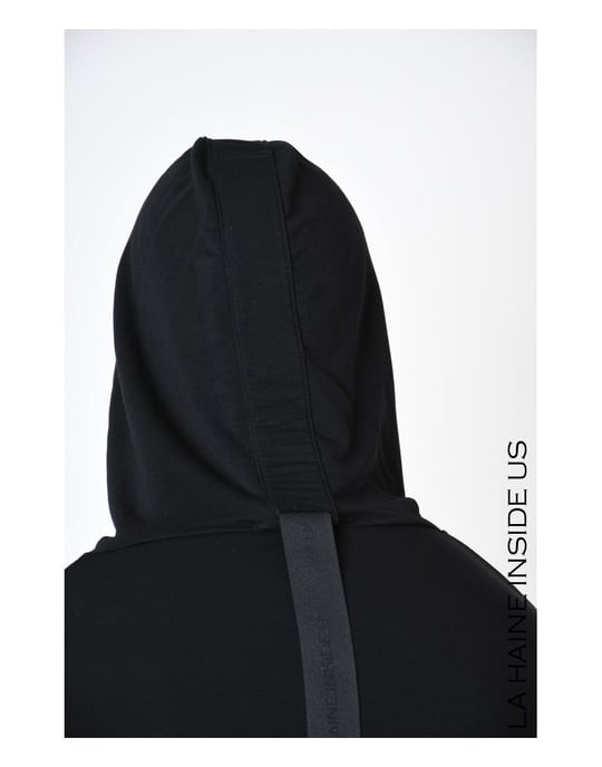 La Haine Inside Us Pullover Hood LM214 Men's Black
