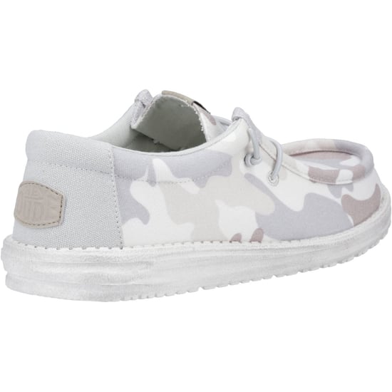 HEYDUDE Wally Washed Camo Polyester Herren Graustufen Wüste Camo Bootsschuhe - Image 2