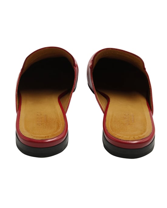Rote Mules mit Pferdebit - Image 4