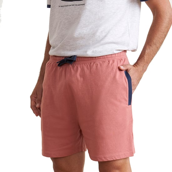 Herren Schlafanzug mit kurzen Ärmeln und V-Ausschnitt JJBEH5602 - Image 3