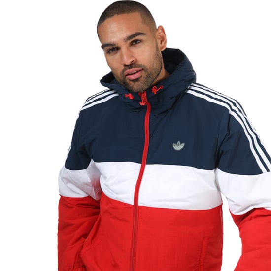 Men's adidas Originals SPRT Padded Jacket in Navy White Red