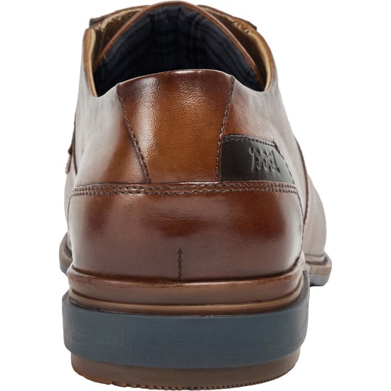 Pod Savage Leder/Textil Herren Schnürschuhe Cognac - Image 2