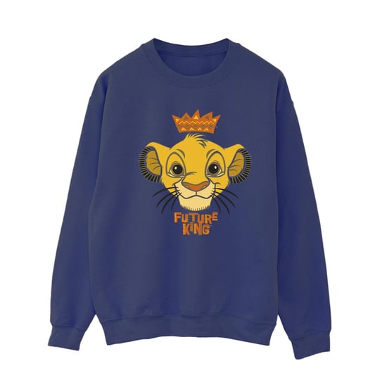 Disney Womens/Ladies The Lion King Future King Sweatshirt (Navy Blue)