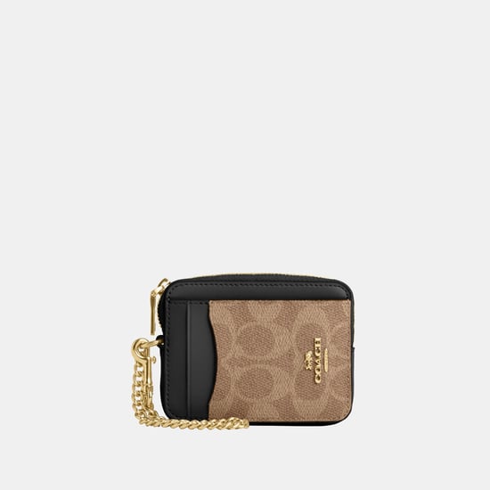 Zip Card Case in Signature Canvas