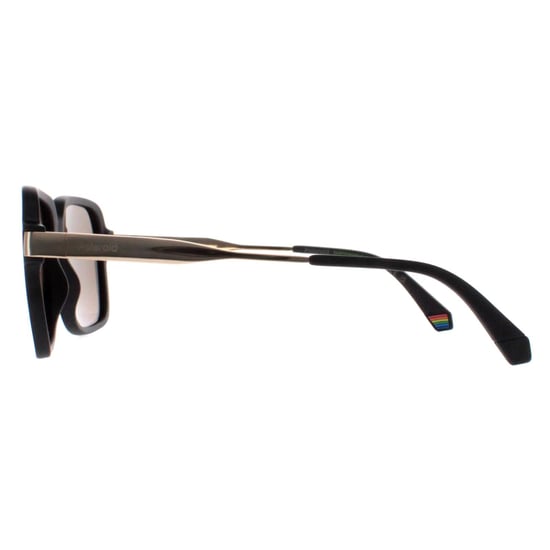 Polaroid Square Mens Black Bronze Polarized PLD 6220/S/X