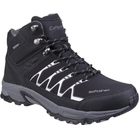 Cotswold Mens Abbeydale Mid Wanderstiefel (Schwarz/Grau) - Image 1