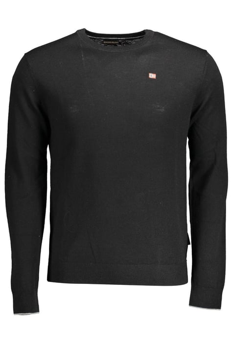 Napapijri Men's Black Wool Shirt