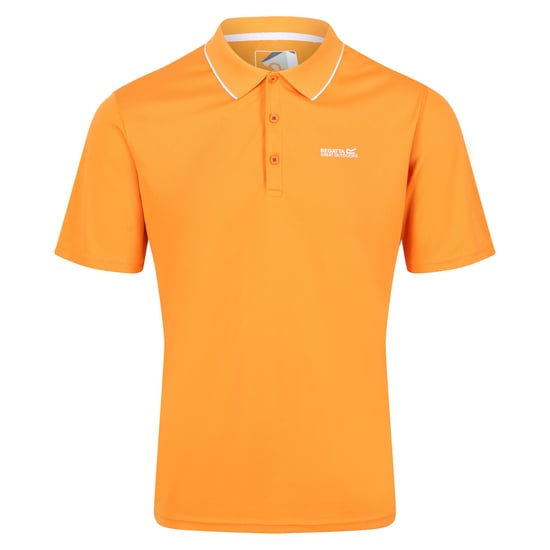 Regatta Mens Maverick V Active Polo Shirt (Flame Orange)