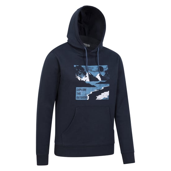 Mountain Warehouse - "Explore The Outdoors" Kapuzenpullover für Herren (Marineblau) - Image 3