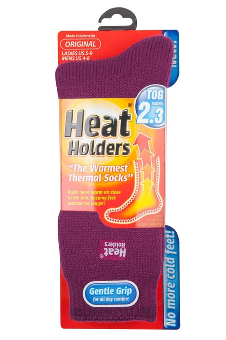 Heat Holders Damen-Thermosocken, einfarbig, für den Winter, warm, 48 UK - Image 2