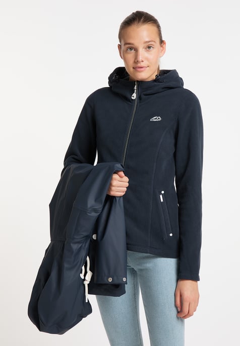 ICEBOUND Serie urbaner Regen 3 in 1 Regenjacke Damen Marine - Image 5