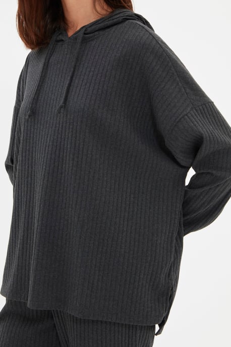 Trendyol Femmes Encapuchonné Pyjama Ensemble - Image 4