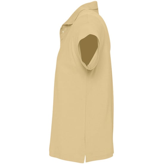 SOLS Mens Summer II Pique Short Sleeve Polo Shirt (Sand)