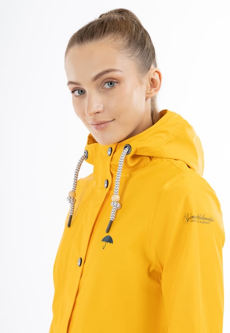 Schmuddelwedda Regenjacke Damen Sonnengelb-271 - Image 5