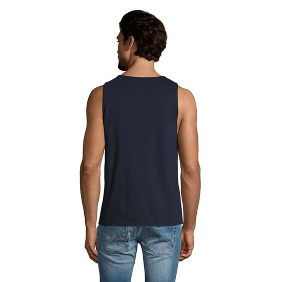 SOLS Herren Justin ärmelloses Tank / Vest Top (French Navy) - Image 2