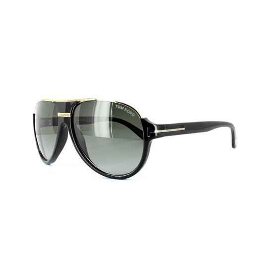 Tom Ford Sonnenbrille 0334 Dimitry 01P Glänzend Schwarz Grün Gradient - Image 2
