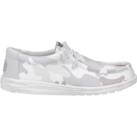 HEYDUDE Wally Washed Camo Polyester Herren Graustufen Wüste Camo Bootsschuhe - Image 5