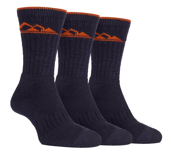 3 Paar Herren Heavy gepolstert atmungsaktiv Outdoor Baumwolle Wandern Socken - Image 1