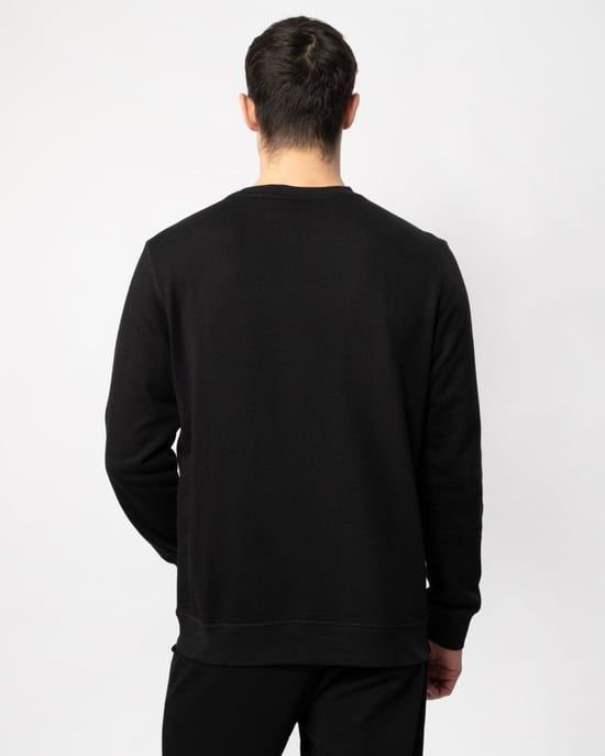 BOSS Orange Westart Herren Sweatshirt mit Rundhalsausschnitt und Logo-Patch NOS - Image 4