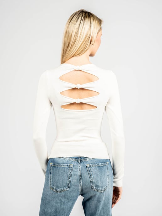 Guess Pullover Paula Woman's Off-White