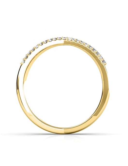 X Ring - Gold und Kristall - Image 4