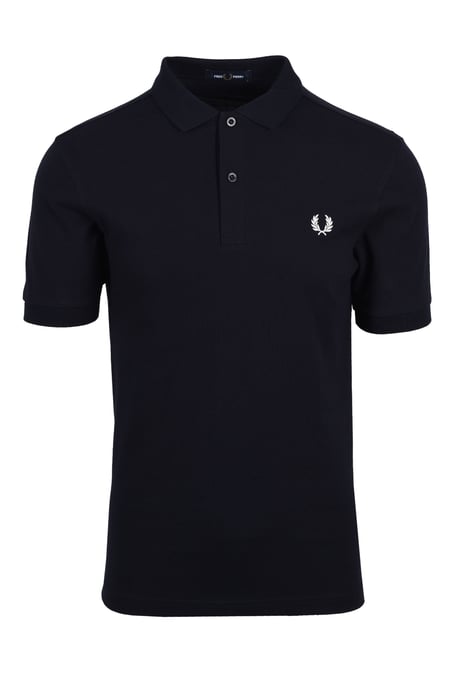 Fred Perry Einfaches Polo-Shirt Navy - Image 1