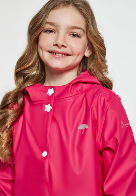 Schmuddelwedda Regenmantel Mädchen Himbeerrosa - Image 5