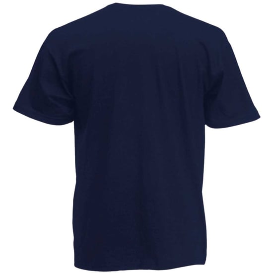 Fruit Of The Loom Valueweight T-shirt für Männer mit V-Ausschnitt, kurzärmlig (Dunkles Marineblau) - Image 2