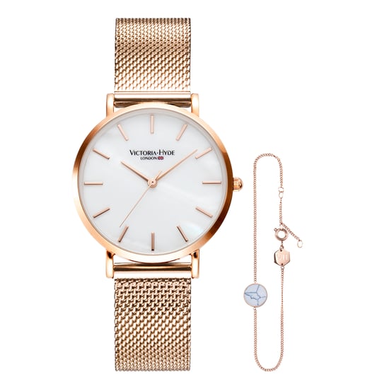 VICTORIA HYDE Set cadeau montre Seven Sisters or rose - Image 1