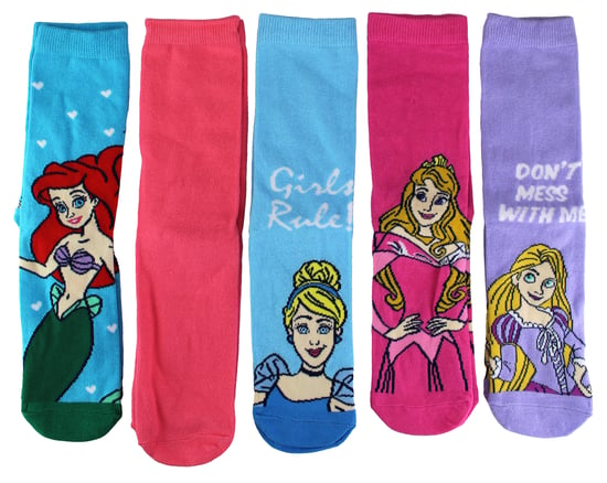 5 Paar Prinzessin Socken für Frauen | Casual niedlich lustig Neuheit Disney Socken | Disney Geschenke - Prinzessin - Image 2