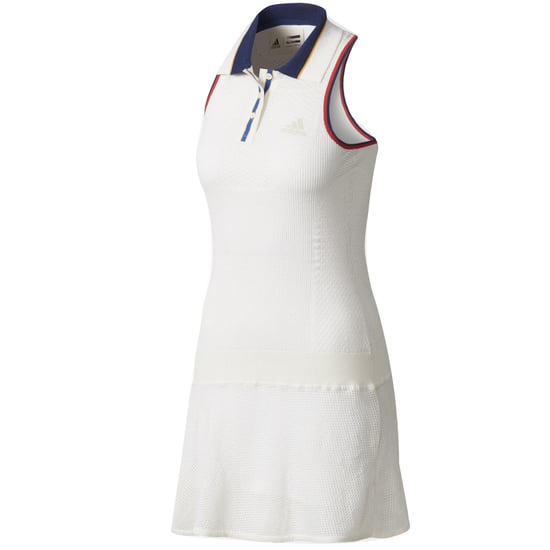 Adidas Pharrell Williams NY Damen Weißes Tennis-Kleid - Image 1