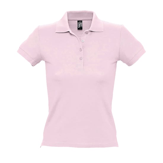 SOLS - PEOPLE Kurzärmeliges Polo-Shirt - Damen (Pale Pink) - Image 1