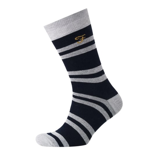 Farah - "Falton" Socken für Herren (3er-Pack) (Schwarz/Weiß) - Image 2