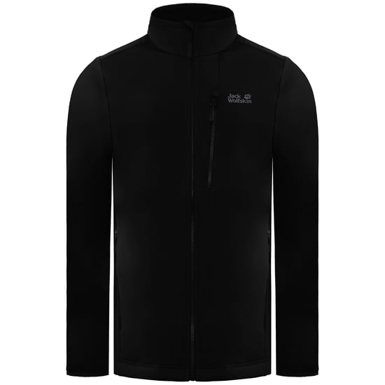 Jack Wolfskin Whirlwind Herren Schwarz Softshelljacke - Image 1