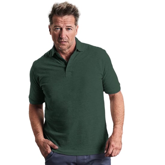 Russell Herren Polo-Shirt, Kurzarm (Flaschengrün) - Image 2
