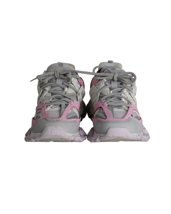 Balenciaga Track Sneakers in Pink Kombi Polyurethan - Image 2