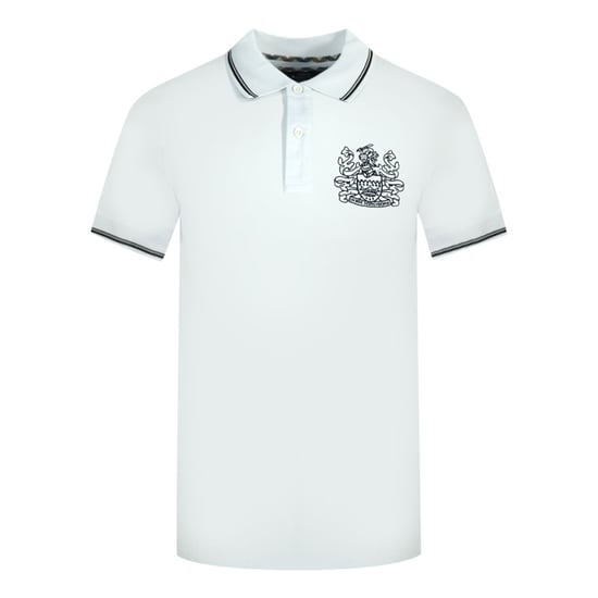Aquascutum Aldis Tipped White Polo Shirt