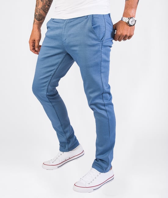 Rock Creek Stoffhose Himmelblau