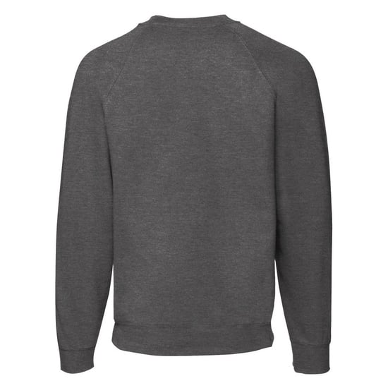 Fruit Of The Loom Mens Raglan Sleeve Belcoro® Sweatshirt (Dark Heather)