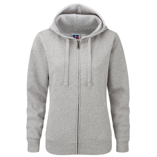 Russell Ladies Premium Authentic Zipped Hoodie (3-Lagen-Gewebe) (Light Oxford) - Image 1