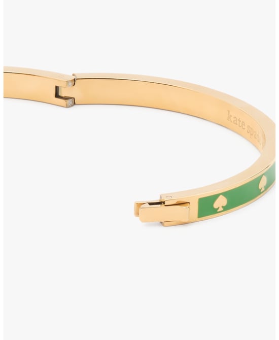 Enamel Hinged Bangle