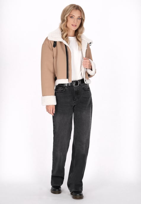 Dreimaster Jacke Damen Kamel - Image 2