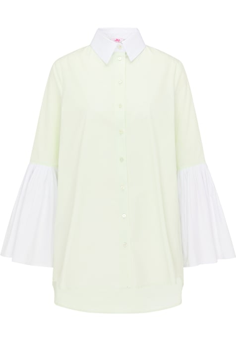 Mymo Bluse Damen hellminze - Image 1